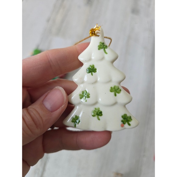 Irish dancer KSA Kurt Adler St Patrick\'s shamrock ornament Xmas‎ tree set girl